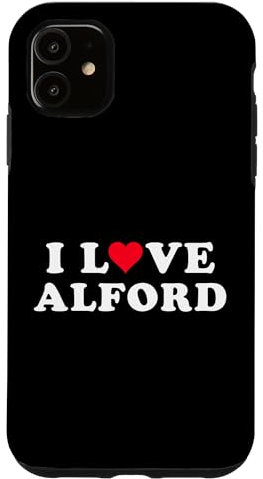 Hülle für iPhone 11 Ich liebe Alford Matching Girlfriend & Boyfriend Alford Name