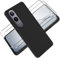 Tieeyivv Funda para OnePlus Nord ce4 Lite Cover con Protector de Pantalla Cristal Vidrio Templado Matte TPU Soft Incorporado Cover Anti-rayones, Antigolpes Anti-Amarilleo Protección - Negro