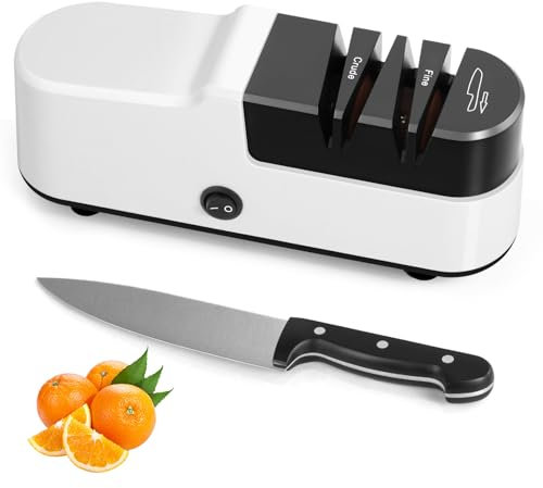 SOARFLY Aiguiseur Couteaux Électrique, Aiguiseur Couteaux Professionnel Haute Précision, Rapide & Efficace, Eguiseur de Couteau Durable, Aiguiseur Multifonction pour Couteaux de Cuisine