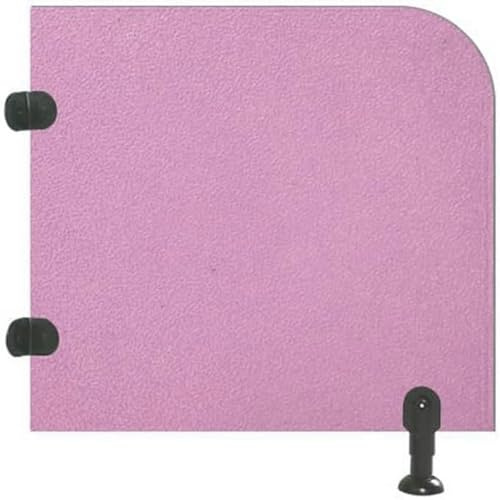 Urinal-Trennwand – Badezimmer-Toiletten-Trennwand – Zusätzlicher Schutz und Privatsphäre – Bodenhock-Boxenstopper – Farbtrennwand für den Kindergarten (Farbe: Hellgrau, Größe: 90 x 90 cm)