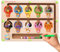 Magnetspiel Wooden Toys Magnetspiel Labyrinth Montessori Spielzeug Motorikspielzeug für Kinder Magnetic Color & Number Maze Ice Cream Lernspielzeug Geeignet für Kinder Spielzeug ab 3 Jahre Zum Lernen