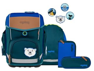 ergobag cubo Set ergonomischer Schulranzen Klassisch 5-teilig 1. Klasse Grundschule