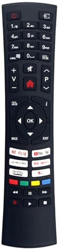 RC4591P Replacement Remote for Bush LED Smart TV QLED43UHDS QLED50UHDS QLED55UHDS QLED70UHDS ELED32FHDSDVD QLED65UHDS DLED40FHDS