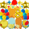 MODEQQ 27 Stück Geburtstagsdeko 8 Jahre Junge Mädchen, Luftballons Geburtstag Set, Kindergeburtstag Folienballon, Party Deko Ballons Set für Kindergeburtstag (8)