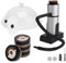 HOLDPEAK Fumoir Portable, Cocktail Smoker Pistolet à Fumée Professionnel avec 4 Copeaux de Bois - Pour Boissons, Viande, Saumon, Fromage - Fumoir de Saveur pour Bar et Cuisine - Kit Fumoir à Main