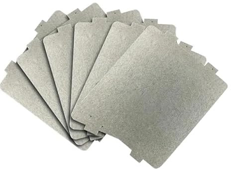 6 PCS Microwave Waveguide Covers 108×99mm Universal Mica Guide Plates Sheet Replacement Oven Repairing Part for Oven Insulation Flame Retardant Waveguide Sheet for Internal Protection Trim to Size