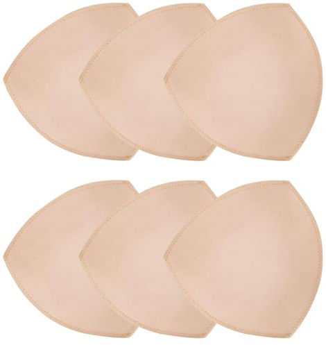 Cuscinetti per Reggiseno, 3 Paia Imbottitura Reggiseno Rimovibili Sportivi, Coppe per Reggiseni Traspiranti Morbide, Inserti in Spugna per Bikini Lingerie Top Costume da Bagno, Lingerie Accessori