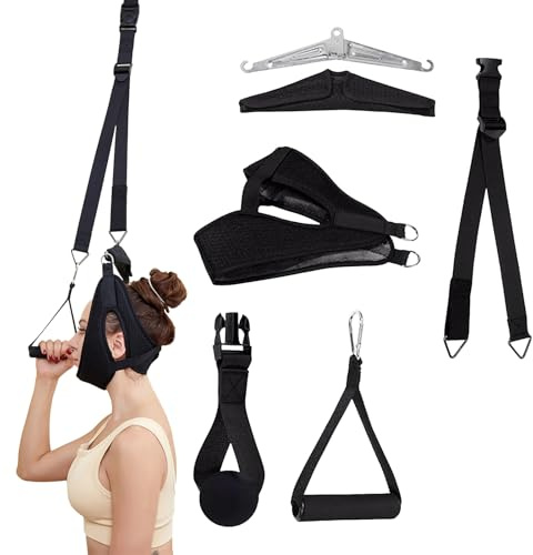 Neck Stretcher Zervikalen, Nacken Traktion Gerät, Professionelles | Nackenzuggerät Für Heimgebrauch, Tragbare Nackenstrecker Hängematte Zur Linderung Von Nackenschmerzen