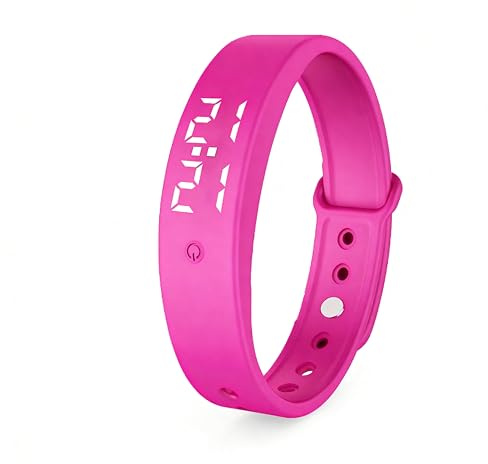Vibrationswecker Armband für Kinder & Erwachsene,Vibrationsalarm Erinnerung Uhr (Anleitung auf Deutsch) mit Timer & bis zu 10 persönliche Alarme für Trinkerinnerung, Pillenerinnerung, Töpfchentraining