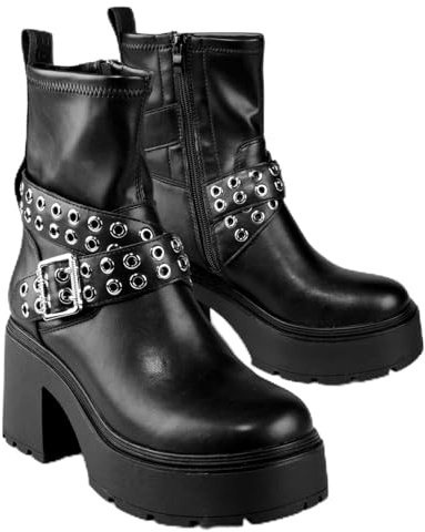 Buffalo Damen Schuhe Stiefeletten Mila Rock Boot