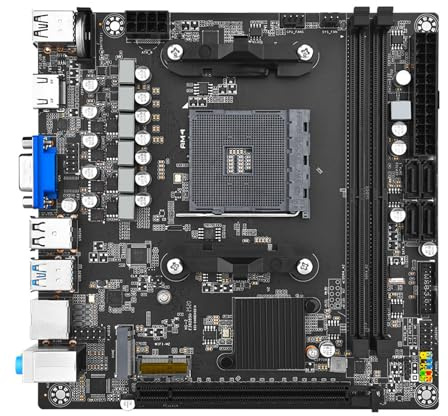 YCHUCH B350 AM4 Mainboard PCIe3.0 X16 DDR4 3200MHz Gaming PC Component Low Power Consumption Motherboards Gaming & Video Editing Mainboard