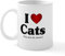 CafePress I Love Cats Mug 11 oz (325 ml) Ceramic Coffee Mug