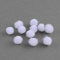 Pompons Pompon 10mm 50stk / 12mm 40stk / 15mm 35 stk / 20mm 25stk Bommel Nähen Tilda Basteln Borte Rot Rund für Schmuck Baumwolle (Weiss 25mm 20Stk)