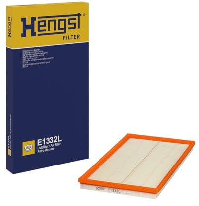 HENGST - Luftfilter E1332L - Luft-Filtereinsatz für KFZ | Hochwertiger Motorluftfilter für Otto- oder Dieselmotor - Schutz für Motoren - Wasserbeständig