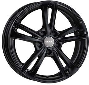 MAK Emblem Alufelgen GLOSS BLACK 7,5 x 17 5 x 114,3