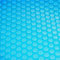 Pool-Abdeckung Wärmeplane Abdeckplane Solarplane Solarabdeckung, Stärke: 400 µm - rechteckig 6x4m blau