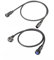Câble étanche Cables DMX Exterieur 1m + 1m Câble Alimentation ip65 avec Plug, Extension Cable Outdoor Connecteurs du Lumières de scène étanche à la Controleur DMX 512 ou Alimentation électrique 220V