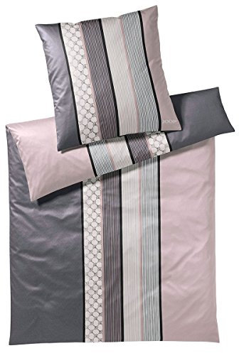 Joop! Bettwäsche Cornflower Stripes deep Rose Kissenbezug einzeln 70x90 cm