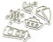 Stanzschablone Stanzformen Metall,DIY Segelnder Leuchtturm Schablonen Scrapbook Album Stempel Papier Karte Handwerk Dekor