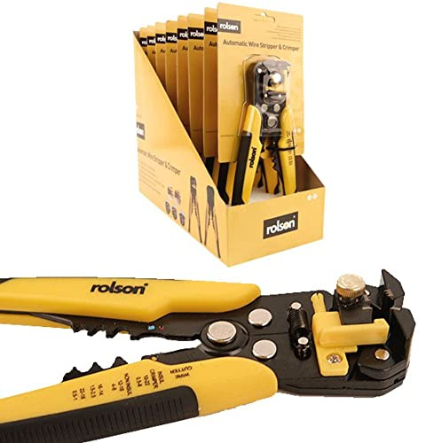 Rolson 20854Automatic Wire Stripper & Crimper