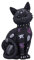 Nemesis Now Bad to The Bone Cat Figurine, Black, 22cm