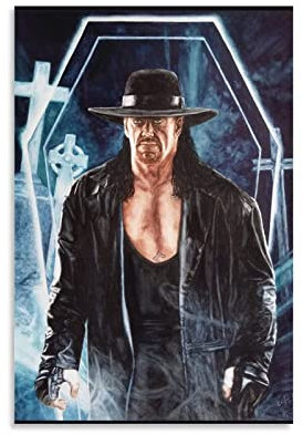 Shenywell Wanddeko Poster The Undertaker Wandkunstdruck, Raumdekoration, Heimdekoration für Wohnzimmer, 3 Poster 40x50cm Kein Rahmen