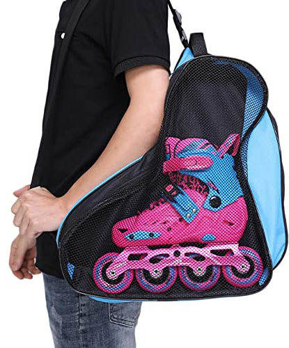 LODMOD Sac de Skate, Grande capacité pour Quatre Personnes, Slide en Ligne, Roller, Patin Artistique et Accessoires de Protection de Patin de Hockey sur Glace pour Les garçons