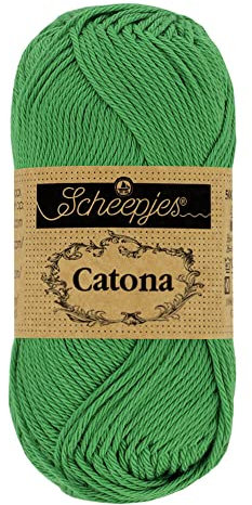 Scheepjes - Scheepjes Catona 515 Emerald Yarn - 1x10g