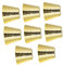 Lurrose 8st Pferdeschwanz-haargummi Haarringe Haarspangen Pferdeschwanz-halter-clips Haarmanschetten Für Damen Haarschmuck Goldene Pferdeschwanzmanschette Abs Vertrag Gezahnt Fräulein