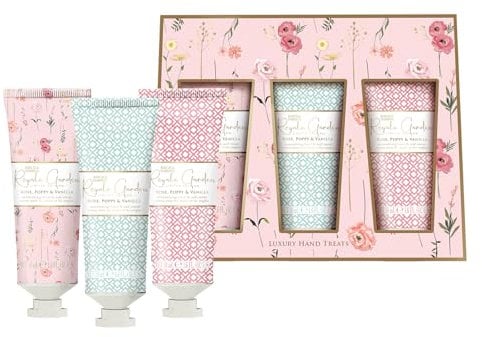 Baylis & Harding Royale Garden Rose, Poppy & Vanilla Luxury Hand Treats Gift Set (Pack of 1) - Vegan Friendly