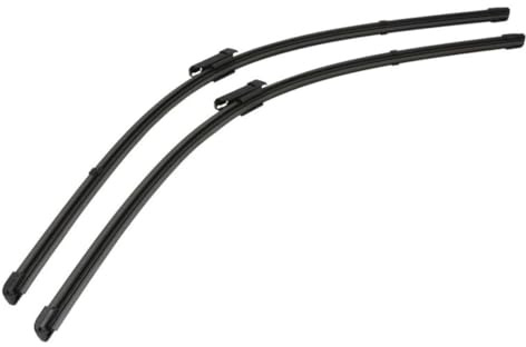 DENSO Scheibenwischer Vorne Länge 1: 700mm Länge 2: 650mm Flachbalkenwischblatt Kompatibel mit VW Crafter Kastenwagen SY, SX Top Lock für Linkslenker DF-415