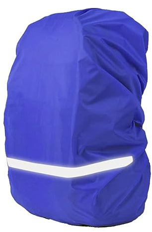 König Design Rucksack Regenschutz für 10–70 l: Schulranzen Regenschutz, reflektierende Rucksack Schutzhülle Wasserdicht Regenhülle Rucksack – ideal zum Wandern Camping Radfahren Reisen