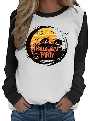 GFPGNDFHG haltungskorrektur rücken Damen Jeansjacke Black Strickjacken Kurz Damen Rot Damen-Herbst-Halloween-Strickjacke, Kürbis-Druck, lässig, mittellang, Party, dünne Jacke mit Tasche