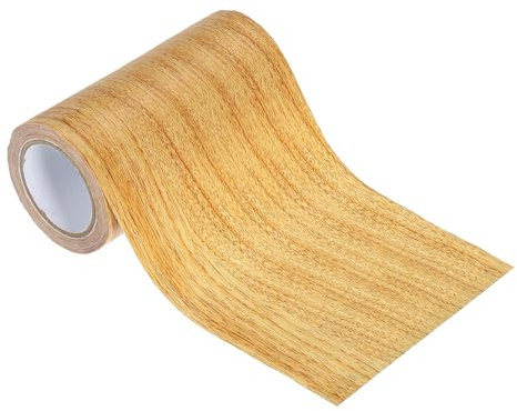 PATIKIL Ruban de Réparation à Motif Bois 6 X15', Ruban Adhésif Autocollant Réaliste Et Texturé Pour Réparation de Sols, Portes, Tables, Armoires, Bureaux, Chêne Naturel