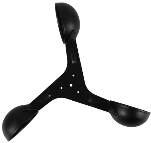 Kisangel 3St Windbecher messen wetterstation weather stations Anemometer Windbecher Windgeschwindigkeitspokal werkzeug Windmesssensor Windmesser Tasse Aluminiumlegierung Wind Tasse Metall