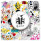 Music Aufkleber Musik Stickers 50 Stück Skateboard Graffiti Aufkleber Motorräder Fahrrad Snowboard Gepäck Laptop Auto Koffer für Kinder und Jugendliche Wasserdichte Vinyl Aufkleber