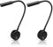 Artpad 2 Pack Noir lampe de chevet - Eclairage doux blanc chaud, 3W, interrupteur à bouton, bras articulé à 360° - lampe de chevet chambre pour la chambre à coucher, le salon, l'éclairage d'arrière-pl