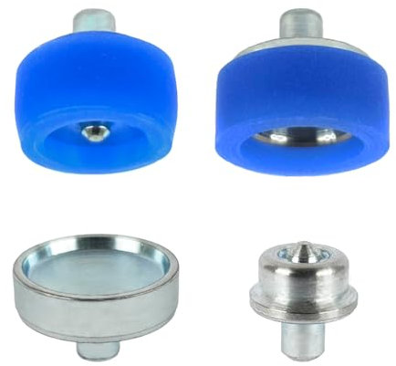Druckknopf-Werkzeug passend für Prym Vario Creative Tool und Prym Vario Zange – Nur für nähfreie Ring-Feder Druckknöpfe von Getmore Crafts/Parts – Druckknöpfe ohne nähen - Nähzubehör (R-Feder, 15 mm)