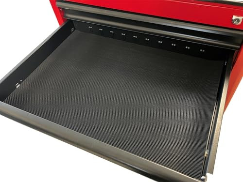 diconfa Schubladen-Einlage Werkstattwagen Modell WÄHLEN - kompatibel mit KS Tools Werkzeugwagen - 395 x 565 x 3mm - rutschfeste Gummi-Matte Antirutsch-Matte Zubehör SBR Feinriefenmatte