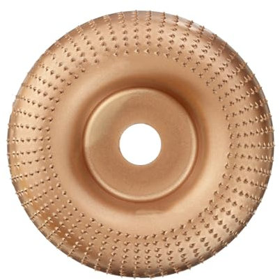 Holzschnitzscheibe 100*16mm für Winkelschleifer Holz Raspelscheibe Holzschnitzwerkzeug Wolframcarbid Holzschleifen Schleifscheiben zum Formen für Holzbearbeitung Schnitzen Modellieren Polieren