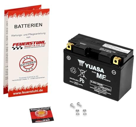 Batterie passend für Yamaha YFM 700 R Raptor, 2006-2023, wartungsfrei | AGM, einbaufertig, startklar, auslaufsicher, Erstausrüsterqualität von Yuasa, inkl. 7,50€ Batteriepfand