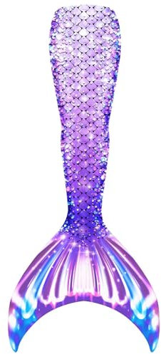 DNFUN Meerjungfrauenschwanz für Damen, ohne Monoflosse. Größe S, 0424m37, S