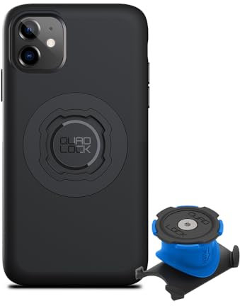 Quad Lock Stem/Handlebar Bike Phone Holder Kit with MAG Phone Case for iPhone 11