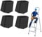 Générique Set of 2 Ladder Feet, 40 x 20 mm, Rubber Replacement Ladder, Ladder, Rubber Feet, Replacement Feet, Rubber Feet, Spare Parts