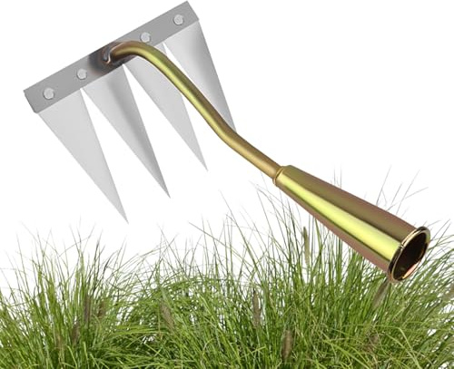 manhegari Verstärkter Unkrautvernichter – manueller Unkrautentferner | rostbeständiges Multifunktionswerkzeug für Rasen, Garten und Bauernhof