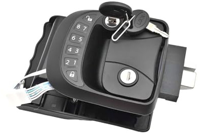 FPTYUE Antitheft Security RV Door Lock Left Keyless Entry with Keypad
