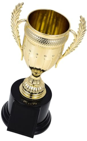 FESTFENDS Coppa Calcio in PVC Oro, Premio per Gare Sportive e Giochi, Coppa per Festa e Competizioni Scolastiche, Simbolo di Onore e Vittoria