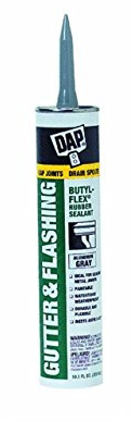 Dap 18188 12 Pack 10.1 oz. Butyl-Flex Gutter and Flashing Sealant, Aluminum Gray