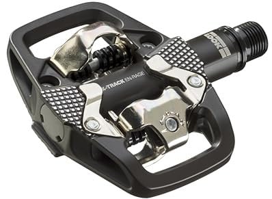 LOOK Cycle - X-Track En-Rage MTB-Pedale - Kompatibel mit Standard-SPD-Mechanismus - Geschmiedeter Aluminiumkörper - Große Plattform - Stabile und leichte Bike-Pedale, ideal für Trail-Riding