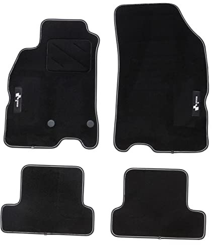 DBS - Tapis de Voiture - sur Mesure pour Megane 3 (2008 à 2016) - 4 pièces - Tapis de Sol antidérapant pour Automobile - Moquette Sport